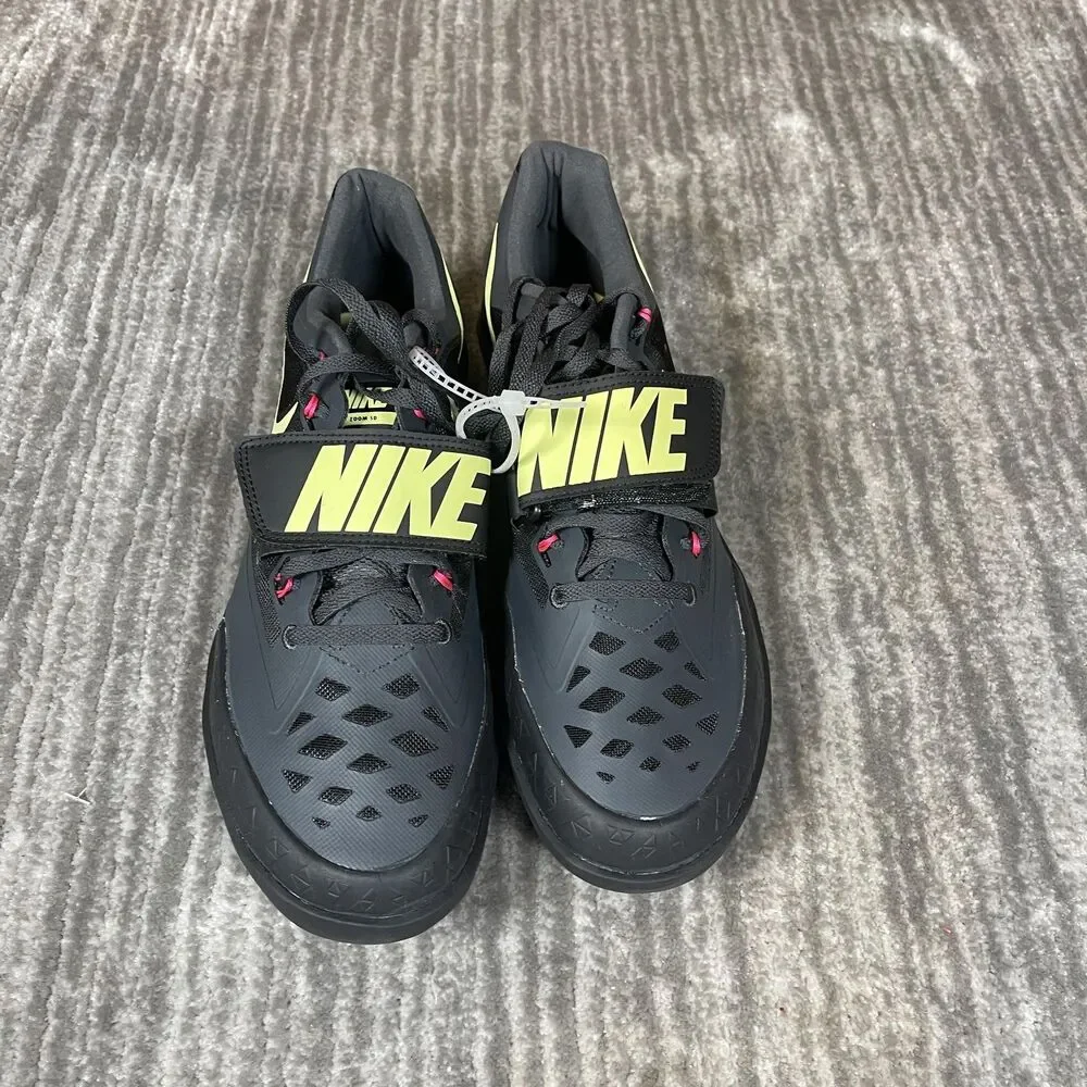 Nike Track & Field Shoes Mens Size 9.5 Black Zoom Rotational 5 685135-004